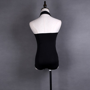Primavera y otoño Halter adulto de una pieza cuello tipo exportación punto Mujer verano pecho Pad vestido de baile <span class=keywords><strong>latino</strong></span> - Product Image 3