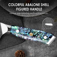 Ensemble de couteaux de luxe personnalisés avec logo, en nacre, extrêmement tranchants, en acier Damas VG10 à 67 couches, couteau de chef pour la cuisine et la découpe, idéal pour un cadeau