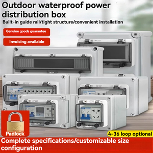 Protección de disyuntor de Unión Eléctrica de nivel IP65, Material de PC ABS, cubierta de botón de interruptor eléctrico, cubierta de visualización tipo ventana - Product Image 2