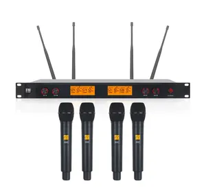 XTUGA A400 Professional แบบพกพา UHF ไมโครโฟนไร้สายไดนามิกจอแสดงผล LED ไมโครโฟนสําหรับเด็กโบสถ์และเวทีคาราโอเกะใช้