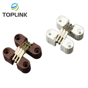 Bisagras de barril ocultas de 180 grados de alta calidad de 32mm de longitud, bisagras planas de mesa plegable de nailon