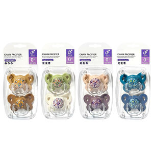 Sucettes transparentes de couleur jour et <span class=keywords><strong>nuit</strong></span>, sucette pour bébés de 0 à 6 mois, silicone sans BPA pour <span class=keywords><strong>nouveau</strong></span>-nés - Product Image 2