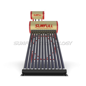 Máy Tập Nhiệt Năng Lượng Mặt Trời <span class=keywords><strong>Mini</strong></span> Không Áp Suất Bằng Thép Không Gỉ Máy Nước Nóng Hệ Thống Mái Nhà Để Tắm - Product Image 2