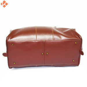Fabricante al por mayor de gran capacidad de cuero de vaca bolsa de equipaje hecha a mano de cuero genuino para hombres y mujeres - Product Image 4