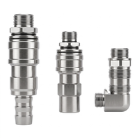 Connecteur de refroidissement liquide en aluminium usiné sur mesure par CNC, raccord rapide pour la gestion thermique des serveurs IA, GPU et CPU
