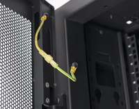 Rak Server Mini 19 Inch, Rak Komputer, Rak Server, Kabinet Server, Pintu Ventilasi 42u, Pintu Jaring Hitam