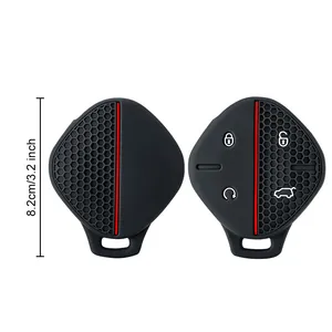Housse de clé de voiture en silicone, porte-clés pour Chery Jetour Dashing X-1 <span class=keywords><strong>Plus</strong></span> DTC <span class=keywords><strong>IDM</strong></span> 2022 2024, étui de protection pour télécommande, accessoires - Product Image 5