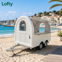 Chariot de restauration mobile professionnel avec cuisine complète et générateur pour services de traiteur de mariage