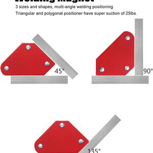 Soporte Magnético para Soldadura, 4 Piezas, Capacidad de Carga de 9 Libras, para Posicionamiento de Metales - Product Image 2