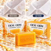 Savon à lessive en barre, emballage en boîte en papier, parfum personnalisé, vente en gros pour importateurs, distributeurs et chaînes de magasins