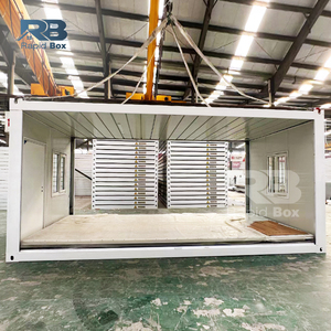 บ้านสำเร็จรูป RB Modular House หรูหรา สำนักงานสำเร็จรูป 2-3 ห้องนอน บ้านเคลื่อนที่แบบพับได้ บ้านพักแคมป์ขนาดเล็ก บ้านคอนเทนเนอร์แบบขยายได้ พับเก็บได้ - Product Image 4