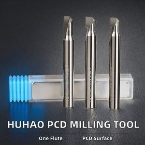ดอกกัดคาร์ไบด์ YUFU PCD แบบ OEM/ODM ปรับแต่งได้ ขนาด 6 มม. แบบฟลูตเดี่ยว สำหรับเครื่องเซาะร่องและแกะสลักอะคริลิก - Product Image 2