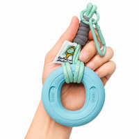 Anneau de préhension en silicone pour cadeau, double résistance, renforceur de force de préhension pour la rééducation physique et le soulagement du stress, plusieurs couleurs