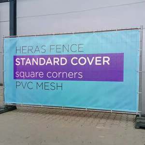 Bannière en PVC perforé indéchirable avec coutures robustes Bannière en PVC en maille coupe-vent personnalisée en gros pour les chantiers <span class=keywords><strong>de</strong></span> construction - Product Image 3