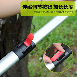 Cisailles de taille télescopiques Old Friend, lame en acier allié 500 mm, diamètre de coupe 20-30 mm, structure papillon - Product Image 2