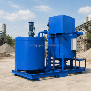 เครื่องผสมปูนซีเมนต์ RMA500-1000E ขนาด 500 ลิตร 1000 ลิตร สำหรับงานกันซึม ปิดรอยรั่ว ฉีดปูนในโครงการก่อสร้างอ่างเก็บน้ำใต้ดิน - Product Image 1