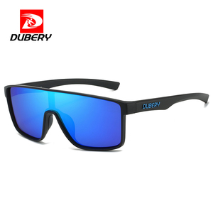 DUBERY 2025 Lunettes de soleil de sport surdimensionnées Lentille polarisée Coupe-vent Bleu/Noir/Rouge Vert Transparent <span class=keywords><strong>PC</strong></span> pour les grandes nuances d'équitation - Product Image 2