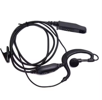 Baofeng Casque d'écoute filaire double bande avec micro PTT Microphone Baofeng UV9R Écouteurs étanches pour Baofeng 9700 A58