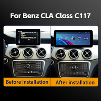 LINUX 10.25 "Carplay Stereo layar sentuh otomatis, tampilan pemutar Multimedia mobil Untuk Benz a Class W176/CLA C117/GLA X156 2013-2018