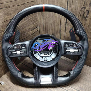 Volant pour <span class=keywords><strong>Mercedes</strong></span>-Benz <span class=keywords><strong>AMG</strong></span> GT CL CLS <span class=keywords><strong>CLA</strong></span> A E S C-CLASS E-Class C36 G63 C43 ML SL W202 W203 W204 W205 W206 W207 - Product Image 1
