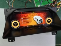 Nouvel écran de tableau de bord numérique virtuel pour LandCruiser Série 70 2007-2023 LC70 Compteur de vitesse Unité centrale Linux OS