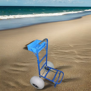 गर्म बिक्री आउटडोर पोर्टेबल एल्यूमीनियम फोल्डेबल बीच कार्ट गुब्बारे व्हील अनुकूलन योग्य ओएम समर्थित हैंड कार्ट ट्रॉली संलग्न - Product Image 6