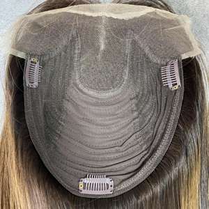 Postizo de Cabello Europeo Sin Procesar 8x10 con Frente de Encaje, Alta Calidad, Listo para Enviar, Línea de Cabello Invisible, Piezas de Cabello para Mujer - Product Image 2