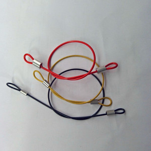 Stainless Steel Wire Rope Coated Colored Right Hand Twisted Double Strand 0.5-30mm Tensile 1920N Coupling Type OEM Customizable - Product Image 1