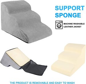 Kingtale-Cama con rampa, funda impermeable para sofá en L, cama elevada para perros con estampado de lados, escaleras para mascotas, escalera de escalada para mascotas, lavado mecánico - Product Image 6