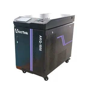 Acctek High Speed 1000W 1500W Handheld Cleaning Head Fiber Laser Cleaning Machine Rust Oil Paint cleaning