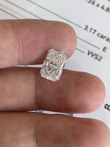 Diamante suelto de corte radiante de 1.56 ct, color D, claridad VS1, cultivado en laboratorio, perforado con láser, certificado IGI, joyería HUAZHONG-GEM - Product Image 2