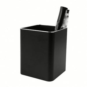 Porte-stylo en métal, boîte de rangement carrée en aluminium pour pinceaux de maquillage, pour l'école, la maison et les enfants, cadeau promotionnel - Product Image 1