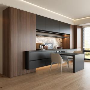 <span class=keywords><strong>Buffet</strong></span> autoportant de style nordique sur mesure – Organisateur élégant pour cuisine ouverte, salle à manger et espace domestique - Product Image 1