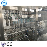 Machine de remplissage automatique d'huile d'olive comestible de tournesol de palmier en plastique PET pour la cuisson