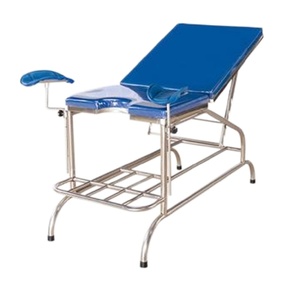 Lettino Ginecologico Portatile Sanong-Style in Acciaio Inossidabile Lechi <span class=keywords><strong>A23</strong></span> con Schienale e Tavolo per Esami - Product Image 1