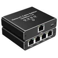 Adaptador Ethernet de Alta Velocidad 1000Mbps, Divisor de Internet RJ45 1 a 2/3/4, Switch Gigabit Cat 6 para Laptop, PC, TV Box, Router