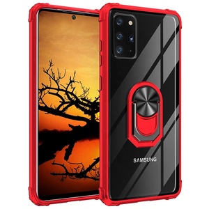 en métal support de bague magnétique transparent antichoc téléphone portable couverture arrière Pour Samsung <span class=keywords><strong>galaxy</strong></span> note 20 - Product Image 4
