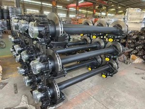 Fournisseur d'usine d'essieux de frein à disque <span class=keywords><strong>pour</strong></span> pièces de semi-<span class=keywords><strong>remorque</strong></span>, <span class=keywords><strong>directionnel</strong></span> <span class=keywords><strong>pour</strong></span> semi-<span class=keywords><strong>remorque</strong></span>, taille personnalisable - Product Image 6