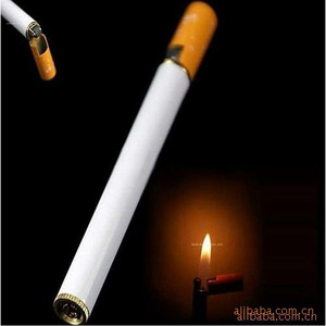 Briquet fin simulé avec meule coupe-cigare, coupe-vent, au butane, portable, cadeau d'affaires, mini briquet fantaisie - Product Image 2