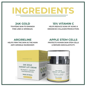 Aixin Private 24k <span class=keywords><strong>Golden</strong></span> Day Cream Humidifier réduit visiblement l'apparence des taches brunes Crème de jour éclaircissante - Product Image 3