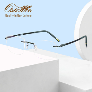 Montures <span class=keywords><strong>de</strong></span> lunettes <span class=keywords><strong>de</strong></span> <span class=keywords><strong>vue</strong></span> sans monture en titane pour hommes et femmes, design haut <span class=keywords><strong>de</strong></span> gamme, best-seller - Product Image 2