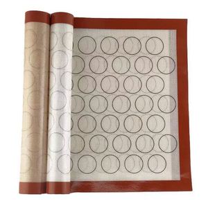 Tapis de cuisson en silicone antiadhésif parfait pour la pâtisserie, la pizza, la fabrication du pain, le roulage de la pâte - Product Image 3