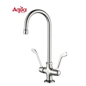 Modern Kitchen Sink Faucet 304 Stainless Steel Kitchen Mixer Faucet Sink Tap for Hot Cold Water <b>Deck</b> Mounted Faucet Commercial - Product Image 1
