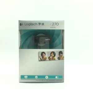 Logitech — Webcam C270 HD 720P, couleur noire, avec microphone intégré