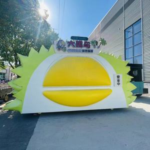 Flexible Mobile Snack &amp; Ice Cream <strong>Cart</strong> with Aluminum/Fiberglass Frame Multi-functional <strong>Fast</strong> <strong>Food</strong> <strong>Cart</strong> for Outdoor Use - Product Image 3