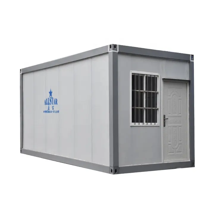 Modulaire Container Prefab Huis Flat Pack Window Moderne Stalen Veiligheidsdeur Winkel Contaoner Allstar Coffeeshop Aluminium 20/40ft