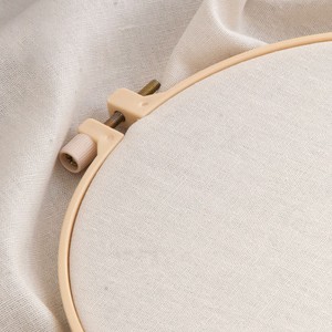 <span class=keywords><strong>Set</strong></span> Bingkai Sulaman Plastik DIY, Dapat Disesuaikan, Bulat, untuk Jahit Silang, Kerajinan Tangan, Alat Jahit - Product Image 2