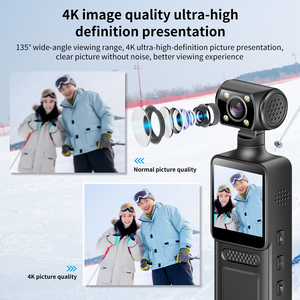 Caméra portable 4K avec 130 fonctionnalités °   Caméra <span class=keywords><strong>DV</strong></span> portable rotative pour vlogging, sports, action et vélo - Product Image 6