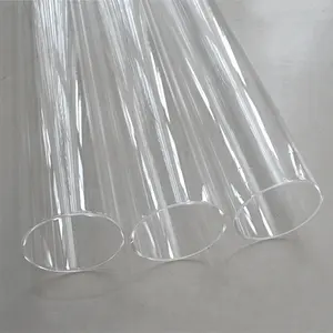 square tube transparent quartz glass tube for heating element