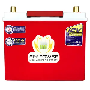 Automotive LiFePO4 Lithium Iron Car Starter Battery 46B24 With Deep Cycle 720CCA 12v Lithium Car Starter Battery